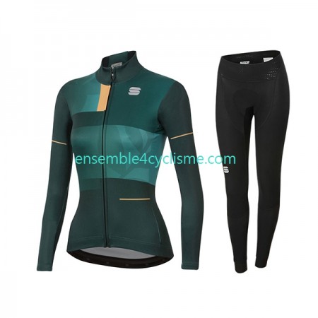 Tenue Maillot M/L + Collant Long 2021 Sportful Leaf Femme N001